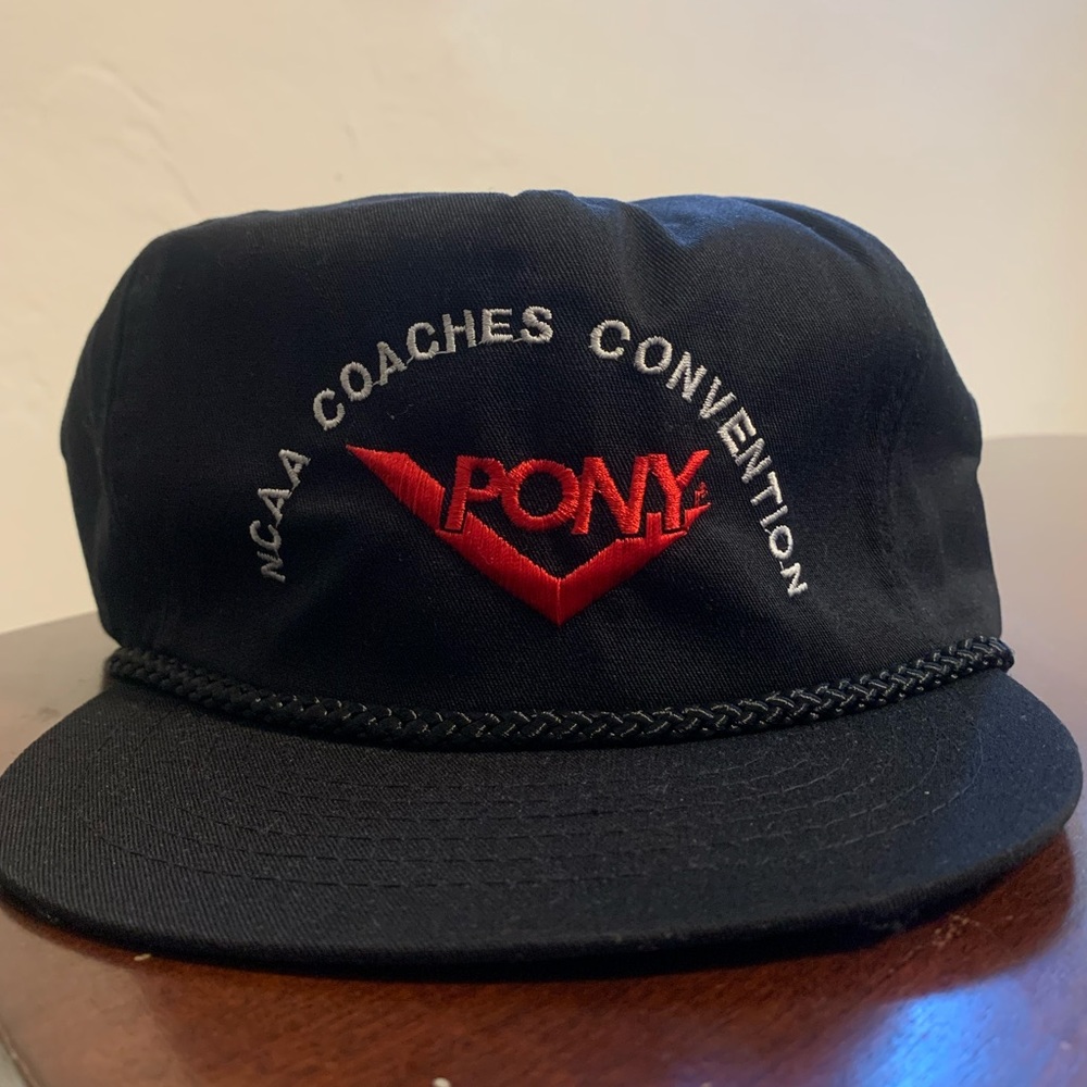 NWOT Vintage Pony NCAA Coach’s Convention Hat
